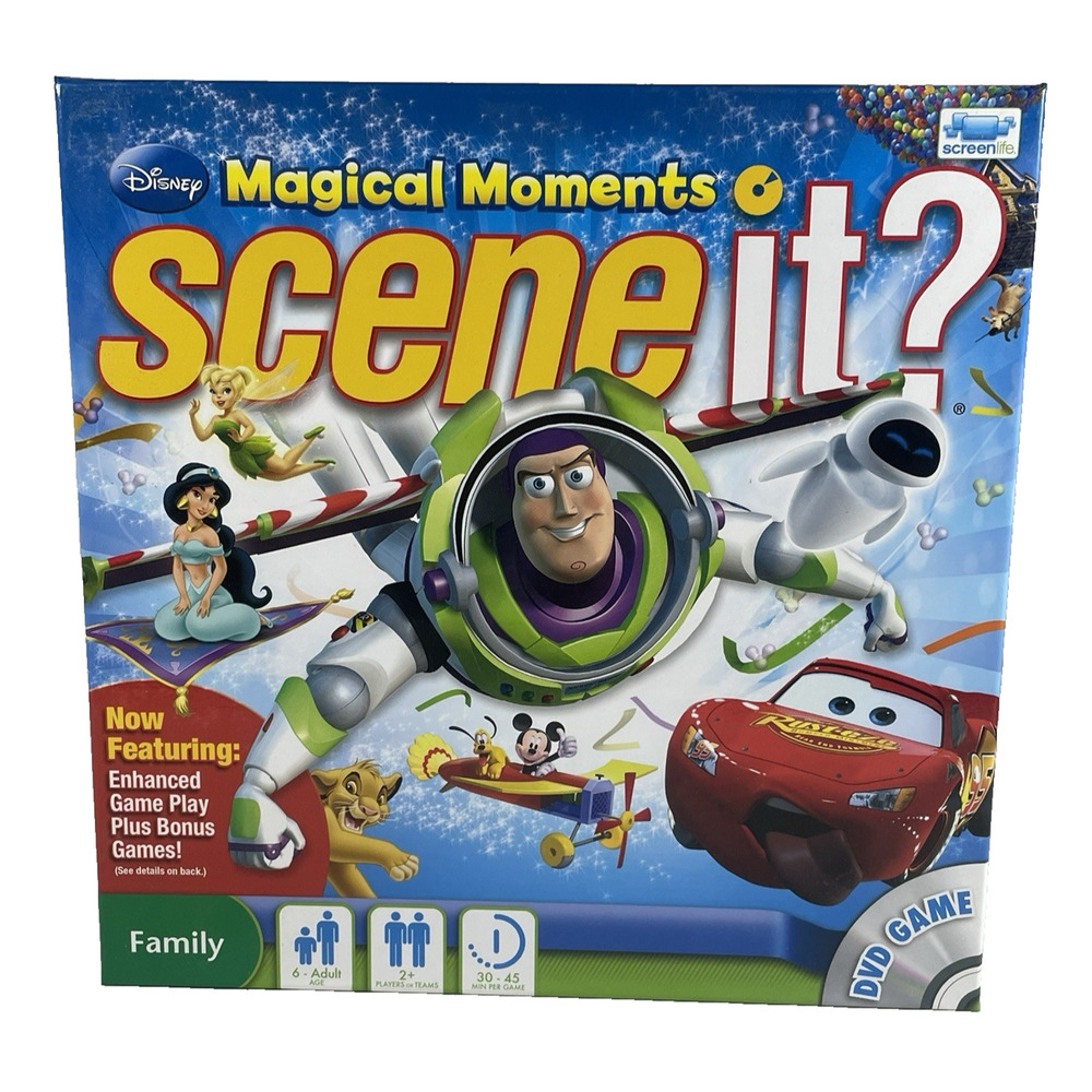 Disney Scene it? Magical Moments DVD Family Game Screenlife 2011 COMPLETE